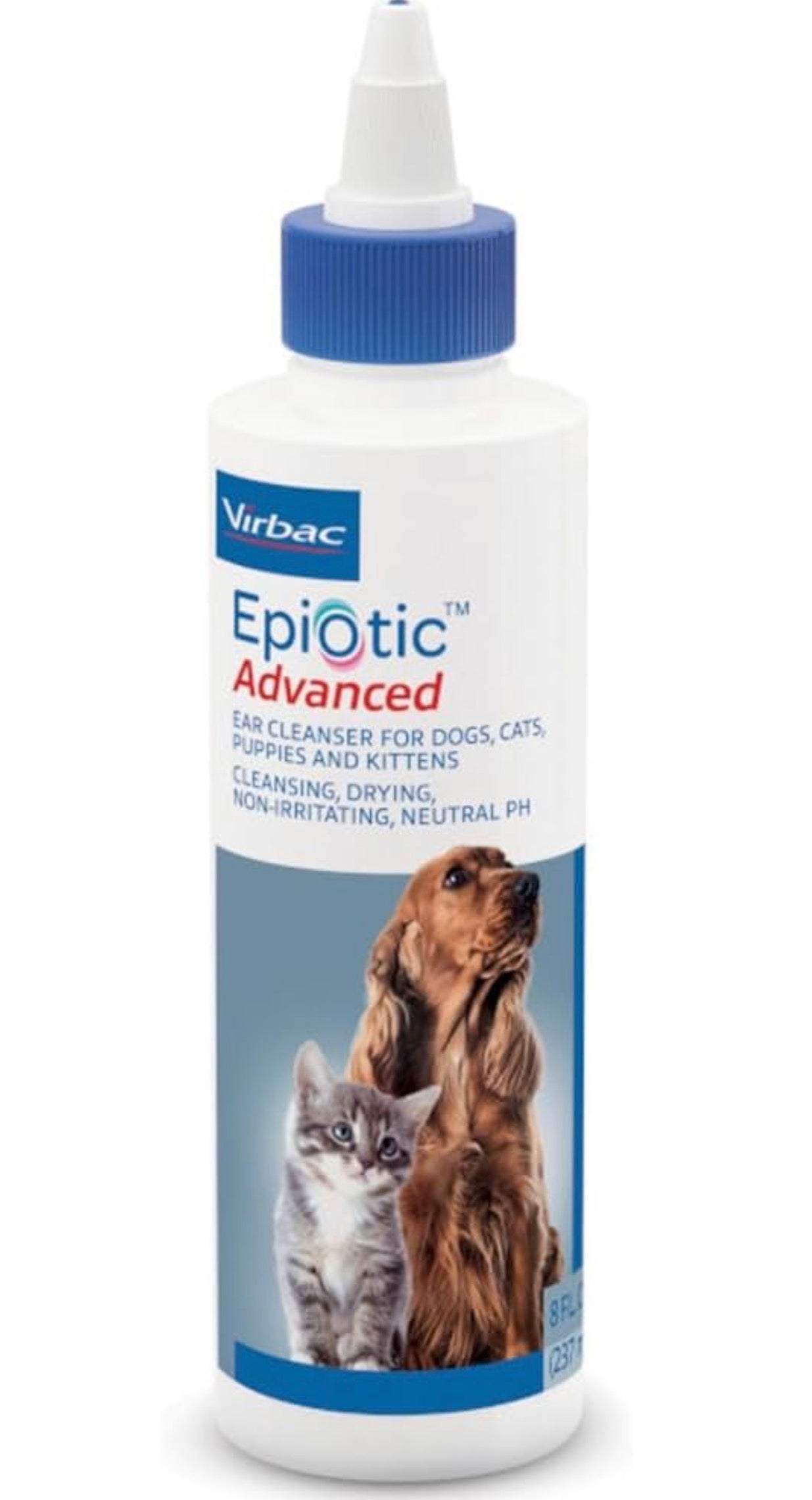 Limpiador de oídos Virbac Epi-Otic Advanced, 8 onzas