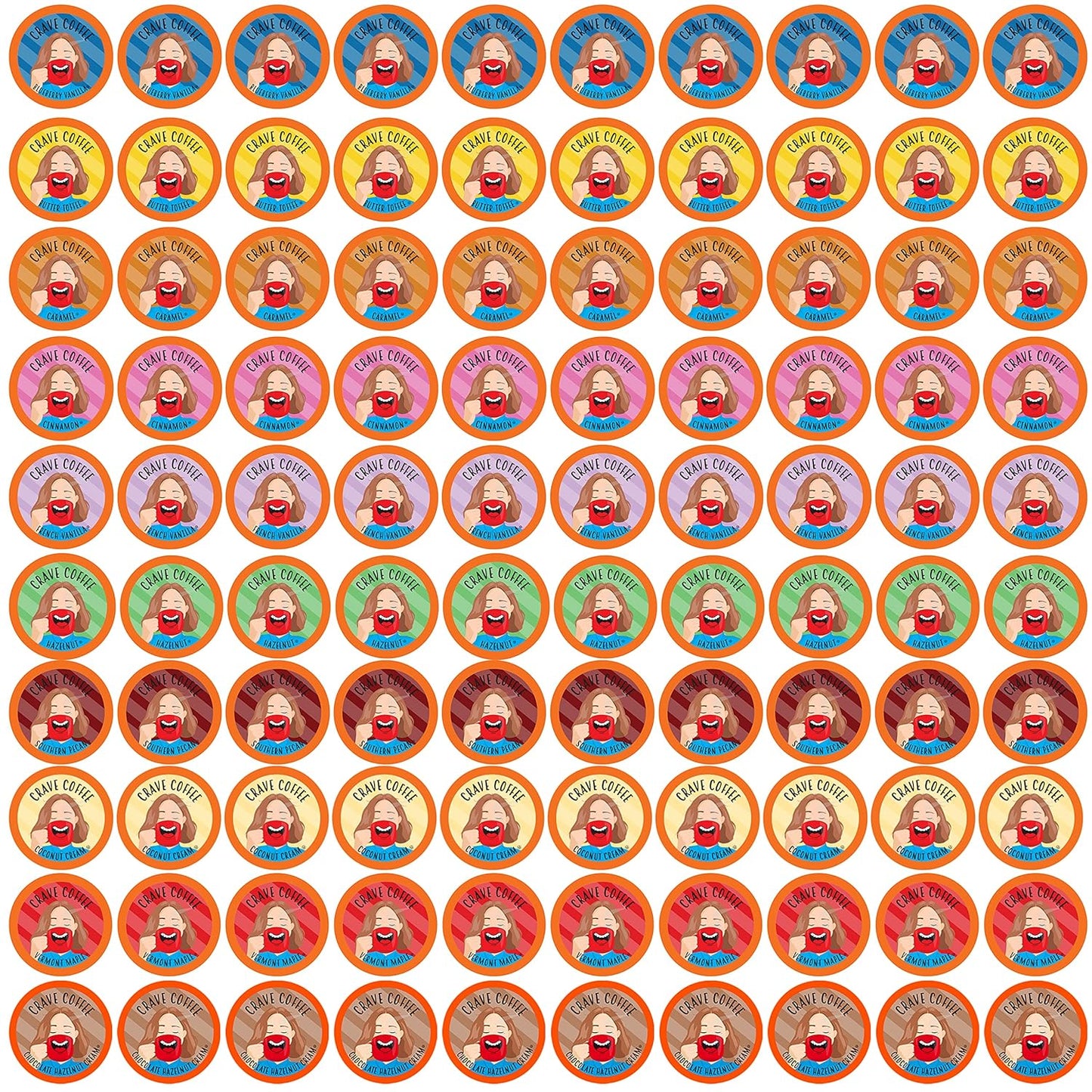 Crave-Beverages---Muestra-de-cápsulas-de-café-saborizadas,-compatible-con-23547