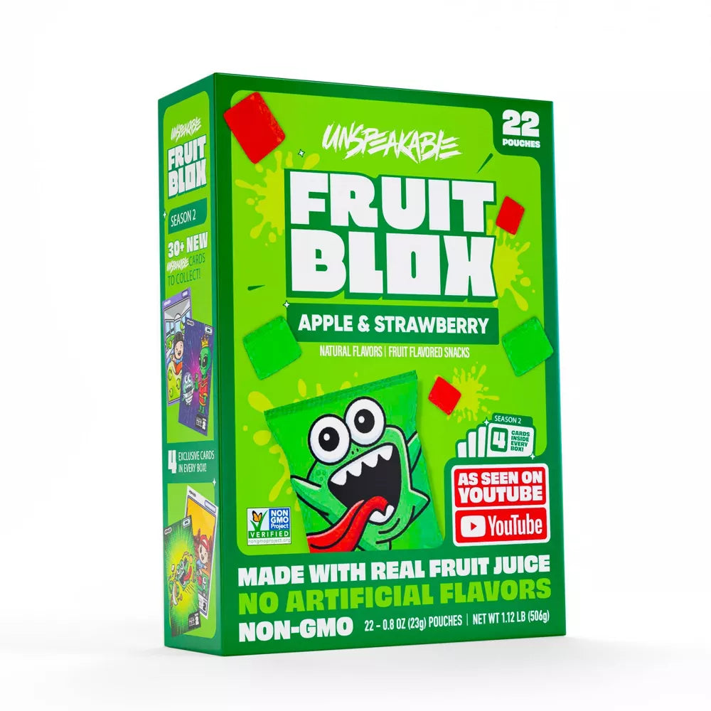 FruitBlox Unspeakable Apple & Strawberry Fruit Snacks