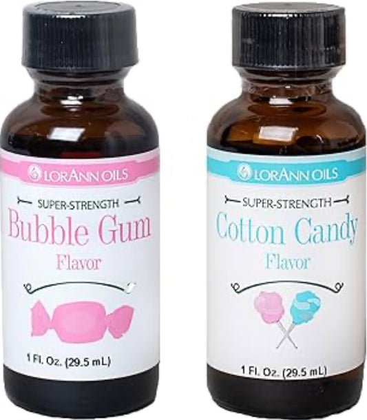LorAnn SS Flavor combo Bubble Gum and Cotton Candy