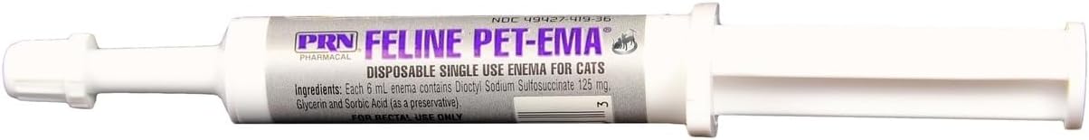 Pet-Ema-Feline-(6-mL)-(3-Pack),-Disposable-Enema-for-Rectal-Use-in-Cats-1119