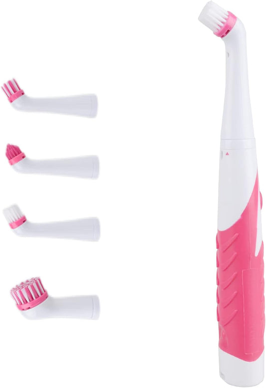 Electric-Brush-with-4-in-1-Multiple-Brush-Heads,-Cordless-Motorized-Cleaning-665