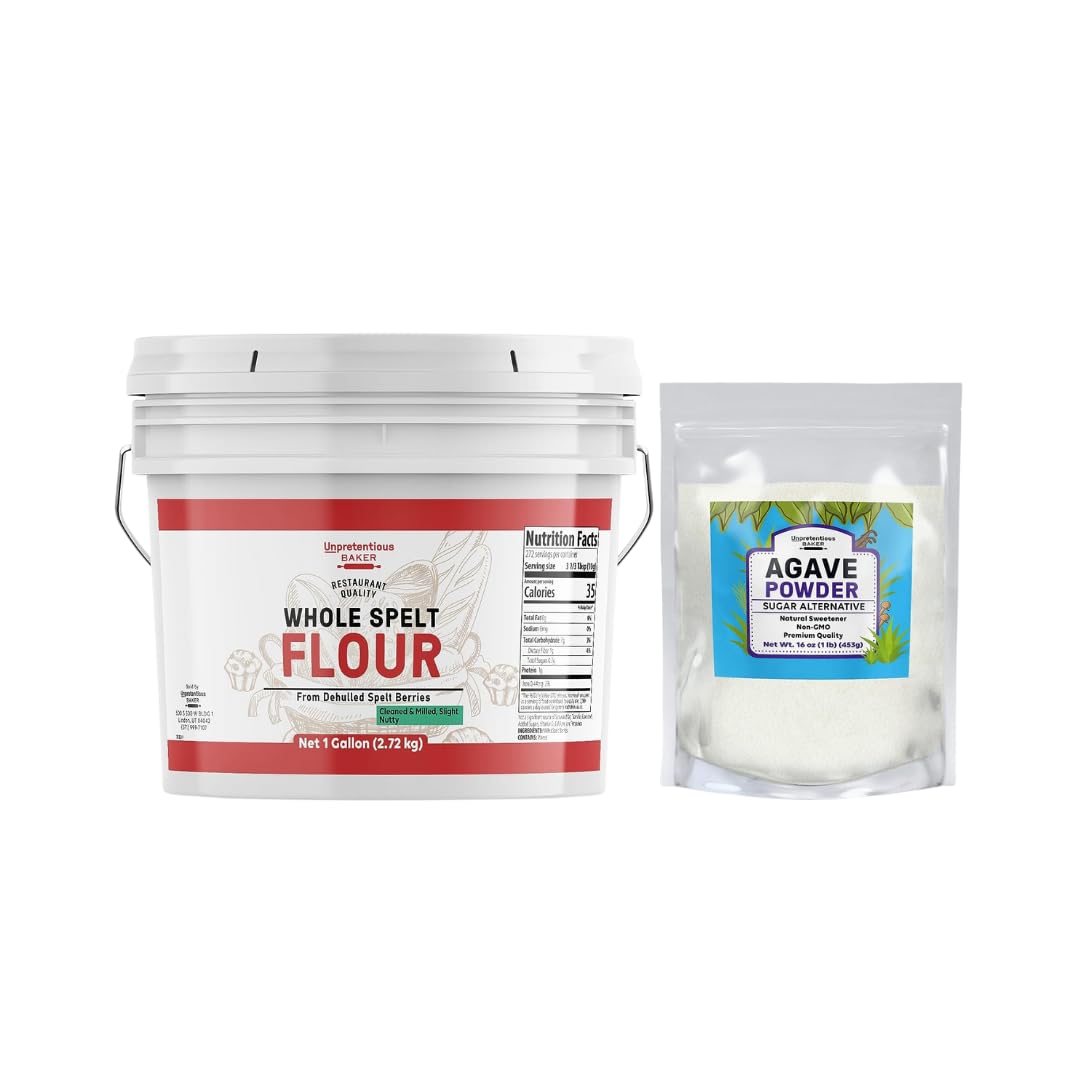 Unpretentious-Whole-Spelt-Flour-&-Agave-Powder-Bundle,-Flour-&-Sweetner,-Alternative-92