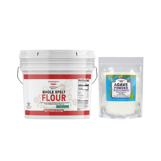 Unpretentious-Whole-Spelt-Flour-&-Agave-Powder-Bundle,-Flour-&-Sweetner,-Alternative-92
