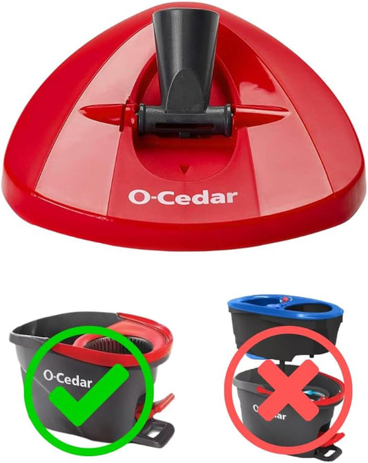 O-Cedar-Genuine-Replacement-Mop-Base-Part-for-EasyWring-Spin-Mop,-Not-Compatible-with-RinseClean---619