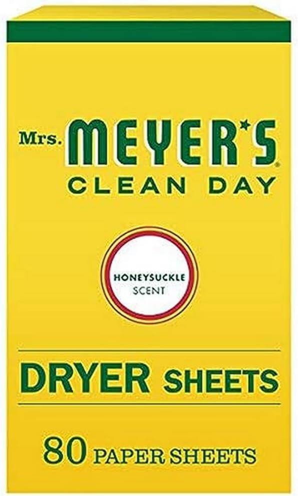 MRS.-MEYER'S-CLEAN-DAY-Dryer-Sheets,-Fabric-Softener,-Reduces-Static,-3169