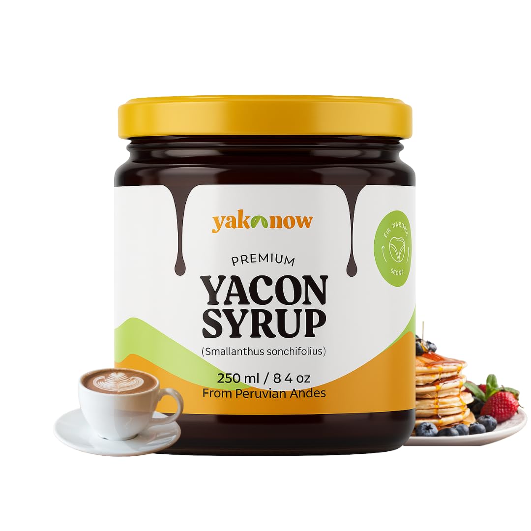 Yacon-Syrup,-Natural-Sweetener-with-Prebiotics,-Low-glycemic,-Keto-friendly,-8.4-oz-----157