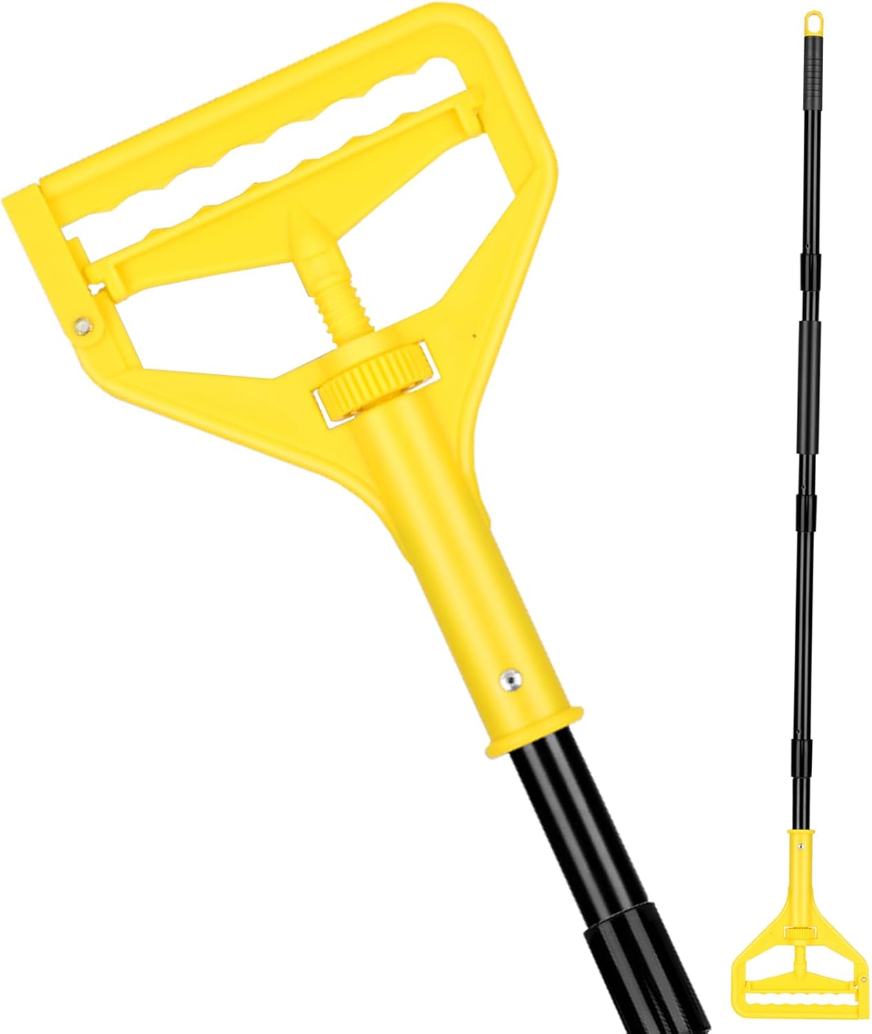 Commercial-Mop-Handle-Heavy-Duty,58"-Industrial-Mop-Stick,Wet-Mops-Head-2415