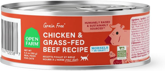Open-Farm,-Morsels-in-Gravy,-Grain-Free-Wet-Cat-Food,-Chicken-&-Beef-624