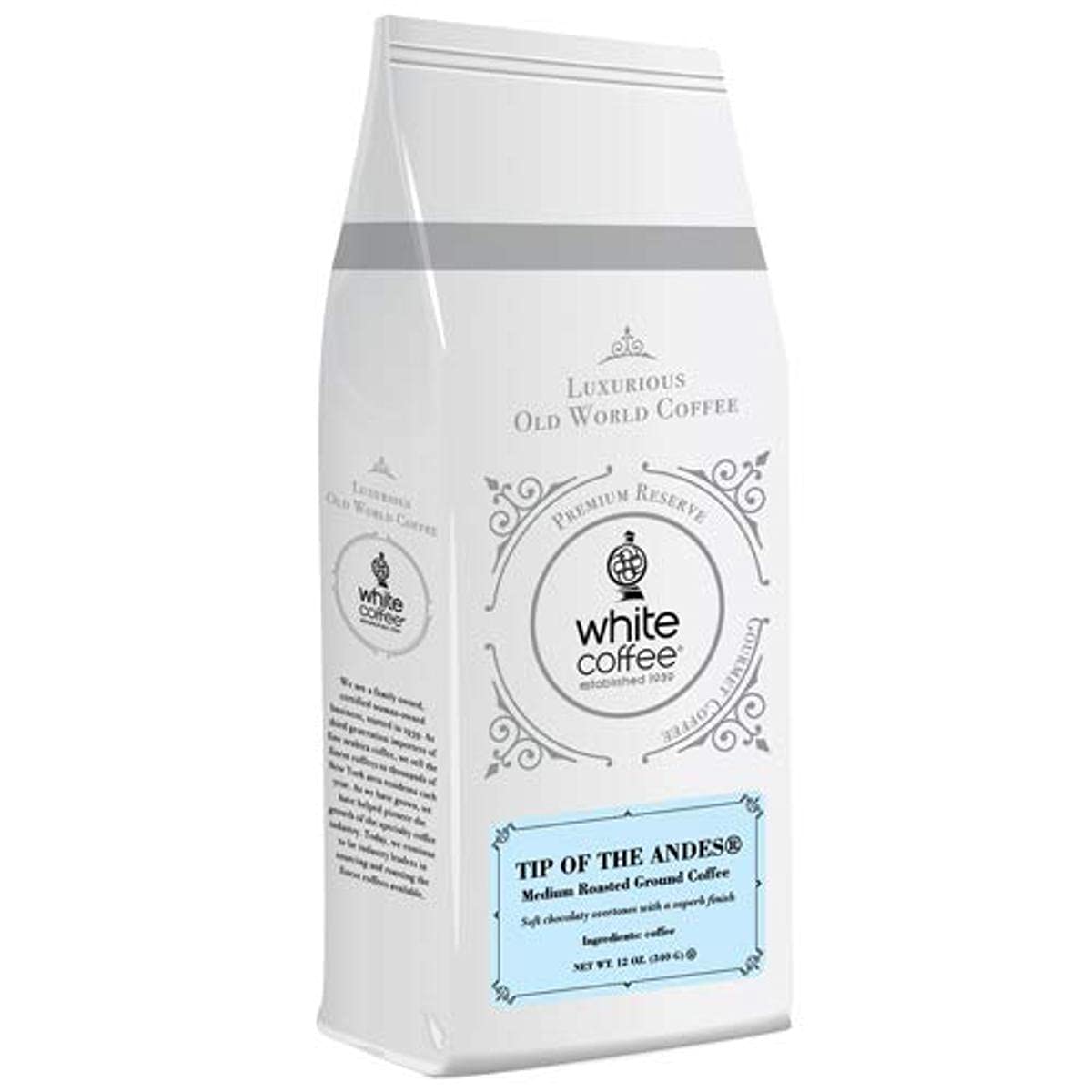 White-Coffee-Café-molido,-Punta-de-los-Andes,-12-onzas----193