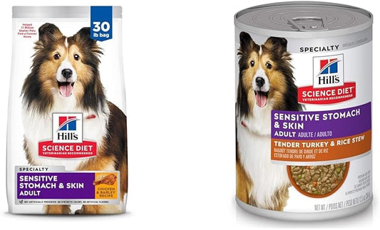 Hill's-Science-Diet-Adult-46174-Sensitive-Stomach-&-Skin-Wet-&-Dry-Dog-105