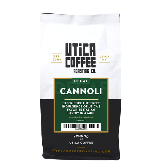 Utica-Coffee-Roasting-Co.-Decaf-Cannoli-|-Specialty-Flavored-Medium-Roast-Ground-Coffee-193