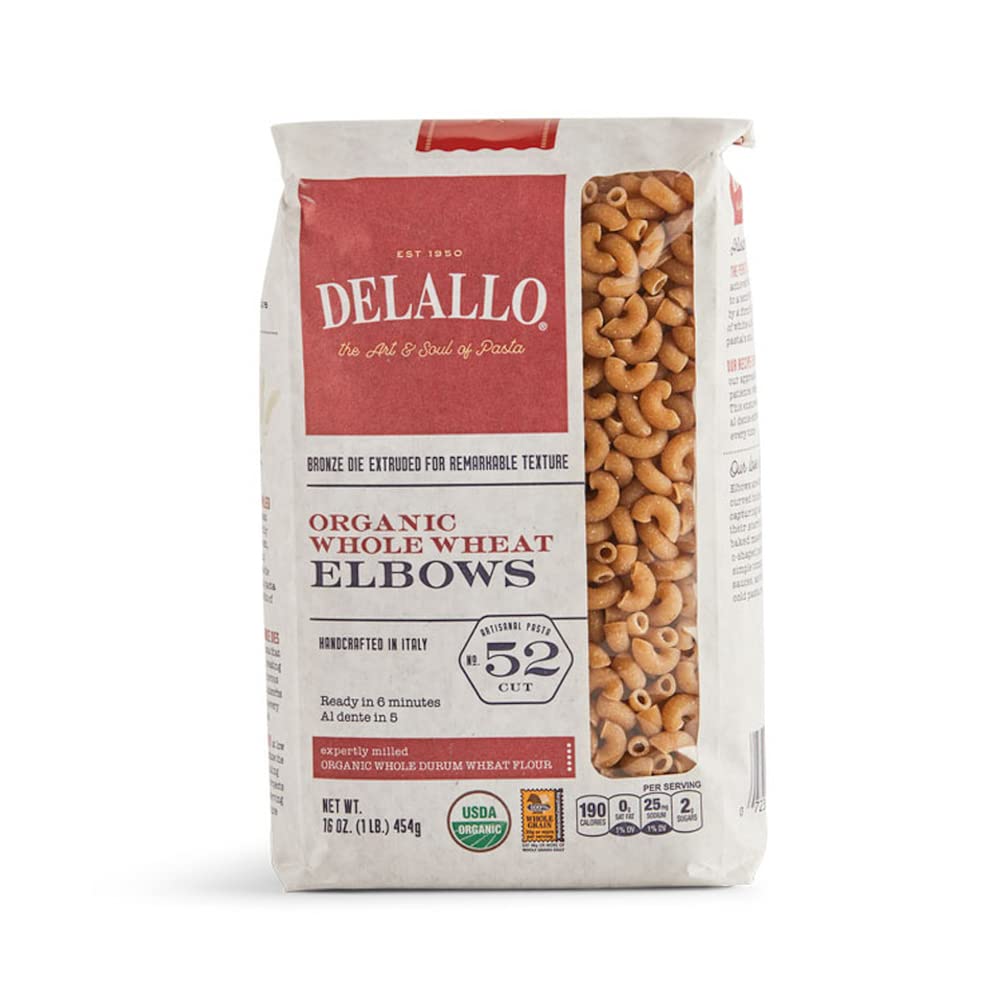 DeLallo-Organic-Whole-Wheat-Elbow-Macaroni,-1180