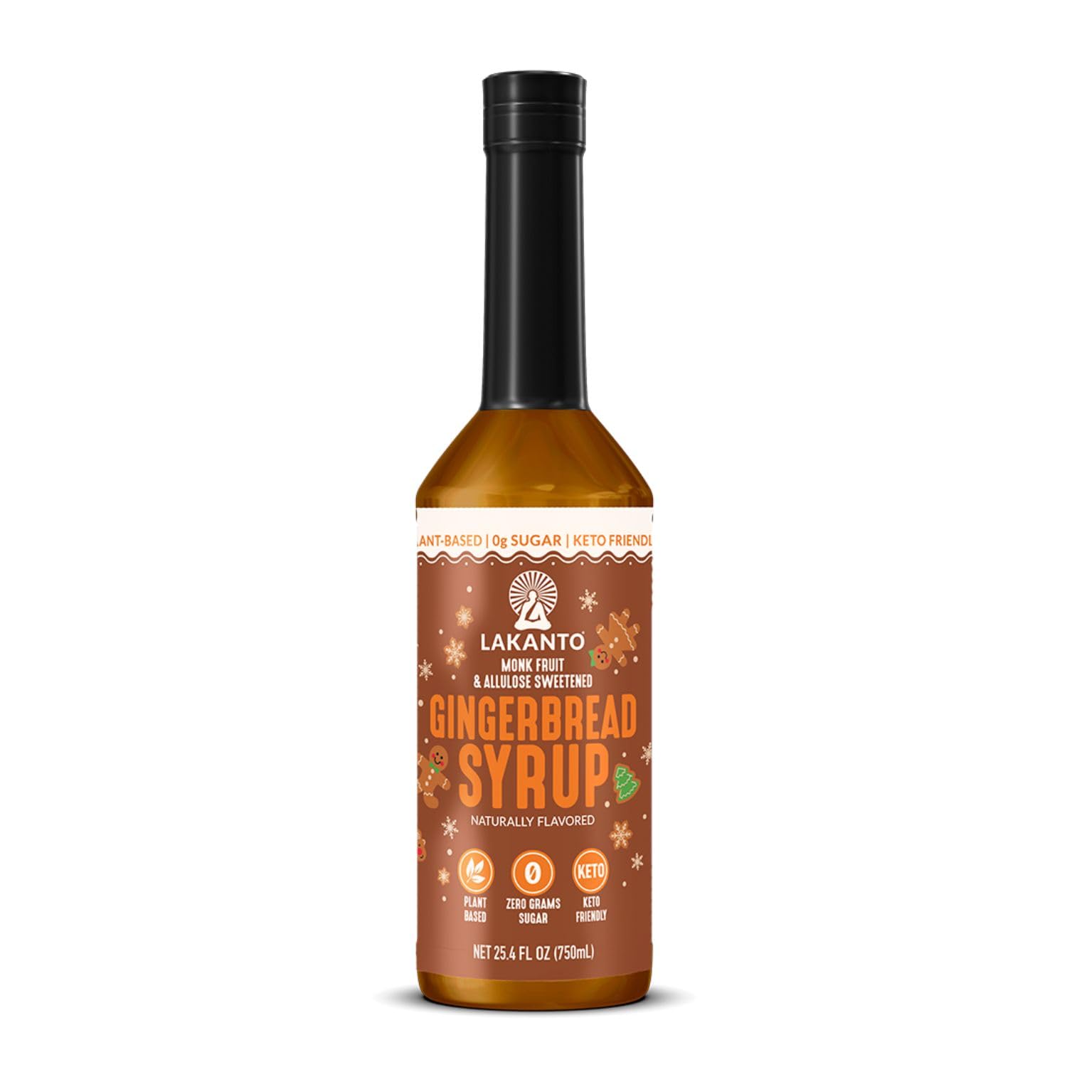 Lakanto-Gingerbread-Simple-Syrup---Perfect-for-Coffee,-Tea,-Lattes,-Smoothies,-Cocktails,-&-Drinks,-2064