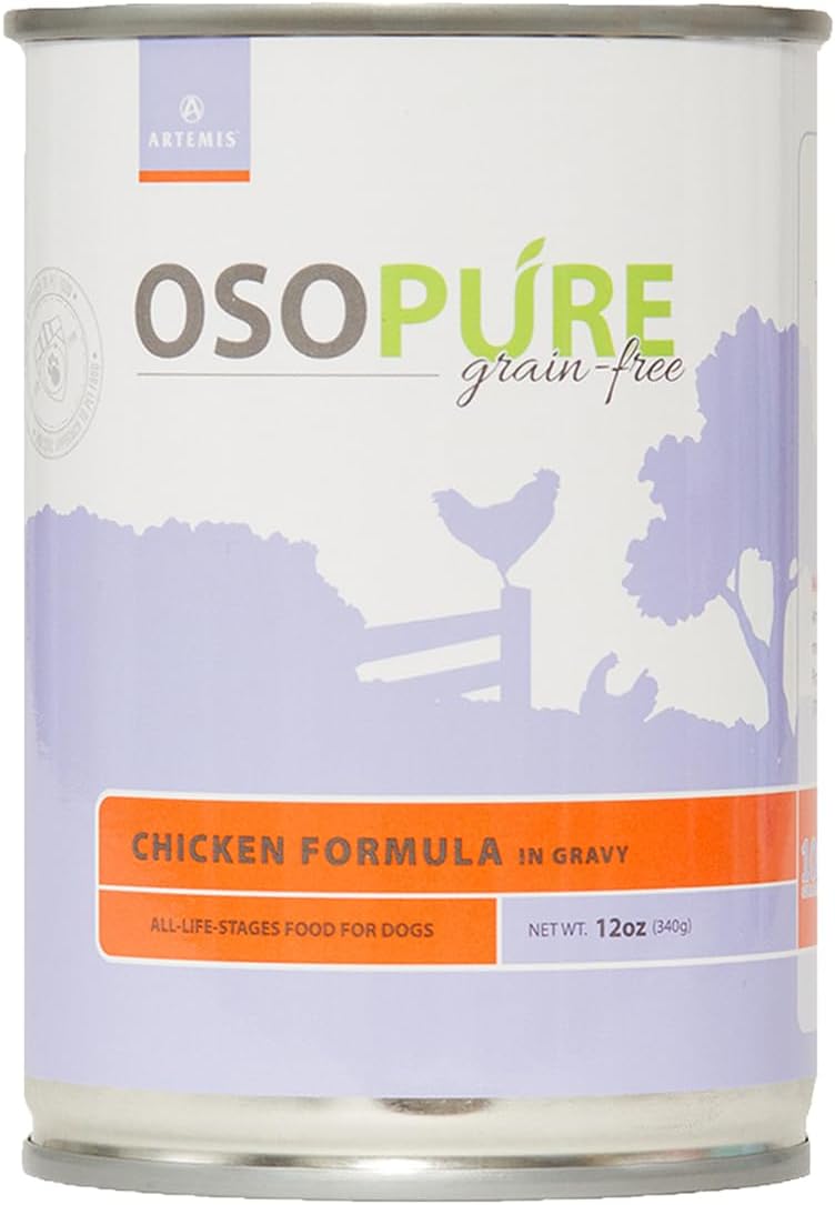 ARTEMIS-Osopure---Comida-húmeda-enlatada-para-perros-(pollo,-340