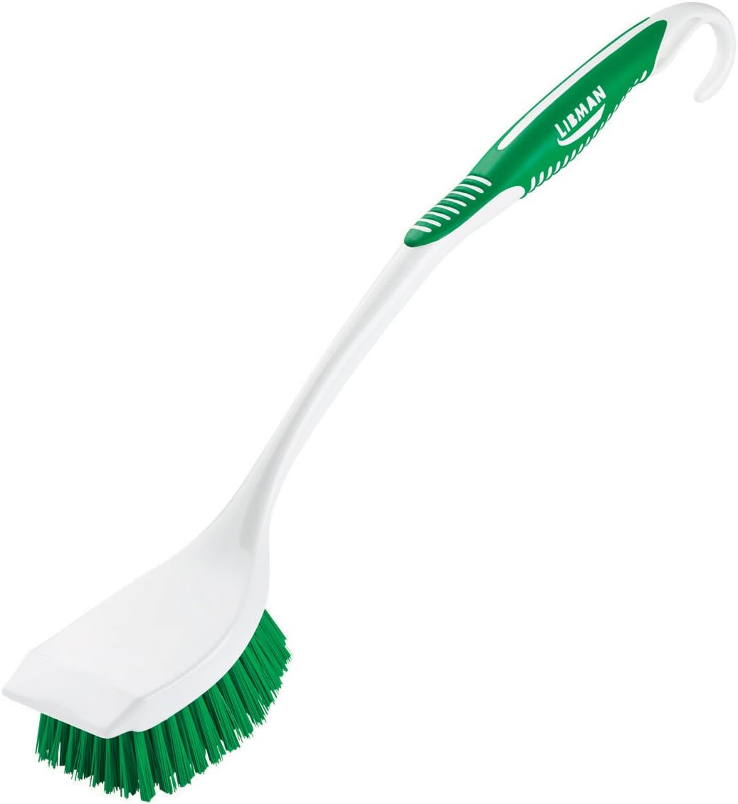 Libman-Long-Handle-Scrub-Brush---Item-Model-Number:-10---Ergonomic-Rubber-Grip-Won't-287