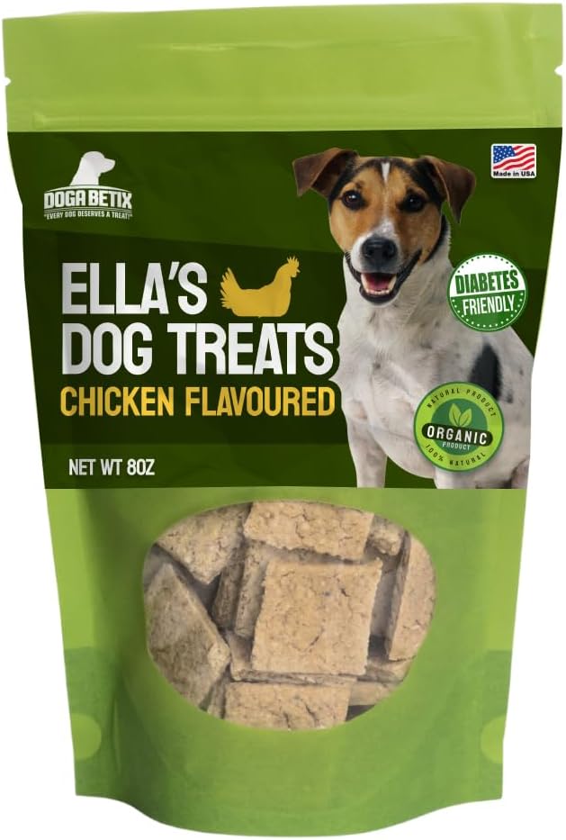 Ella's-Diabetic-Dog-Treats-Chicken-(8oz)---Low-Glycemic-Ingredients---Approved-1297