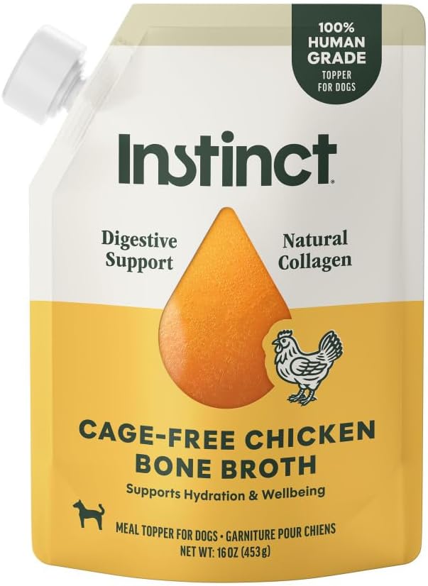 Instinct-Bone-Broth,-Meal-Topper-for-Dogs,-Human-Grade---Cage-Free-Chicken,-16-644