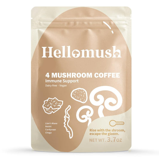 Hellomush-Organic-Instant-Mushroom-Coffee-with-Lions-Mane,-Reishi,-Chaga-and-Cordyceps-Coffee-2862