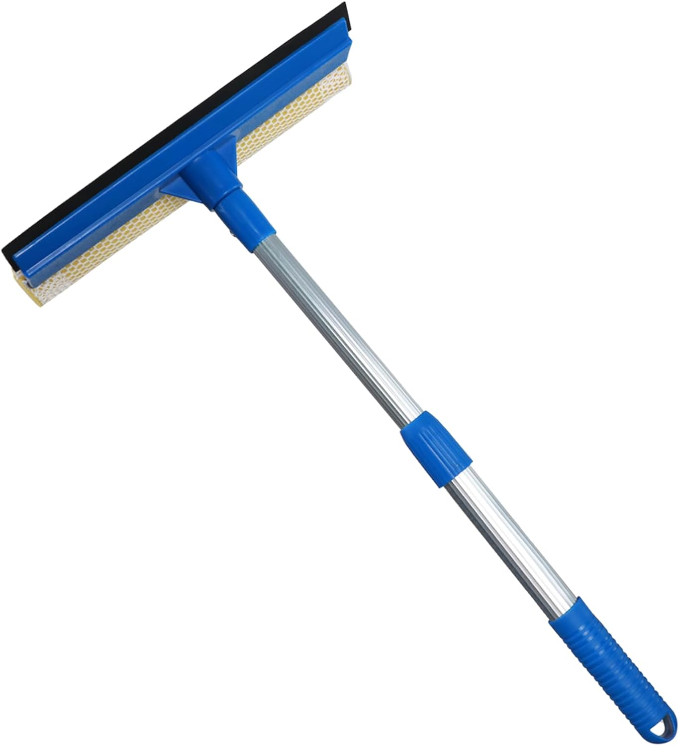 Professional-Window-Squeegee,2-in-1-Squeegee-Window-Cleaner-with-Long-Stainless-Steel-Handle,Sponge-Car-Window-1468