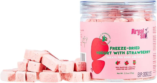 Arya-Sit!---Freeze-Dried-Single-Ingredient-Dog-Treats-(Strawberry-Yogurt-with-Milk)-1804