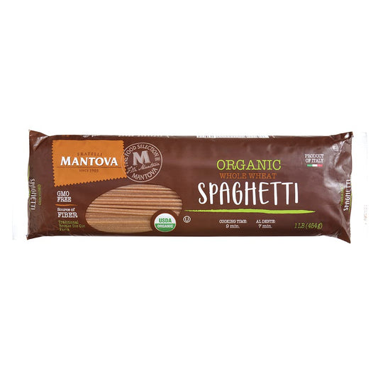 Mantova-Organic-Whole-Wheat-Spaghetti-Pasta,-1-lb.-(Pack-6),-337