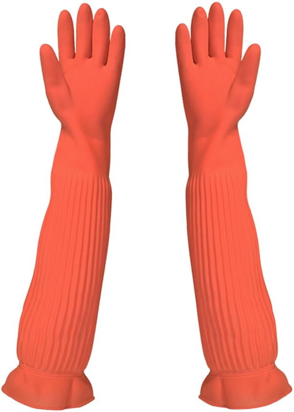 Household-Arms-Length-Rubber-Latex-Cleaning-Long-Glove-Reusable-Kitchen-4241