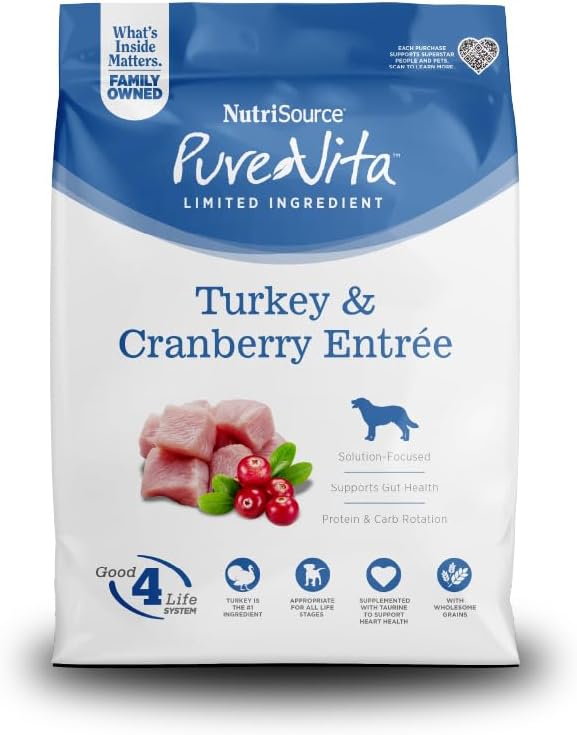 NutriSource-Pure-Vita-Turkey-&-Cranberry-Dog-Food,-4LB---------1145