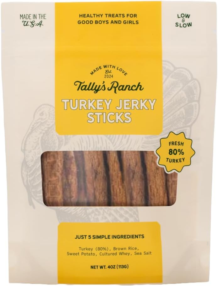 Tally's-Ranch-Turkey-Jerky-Dog-Treats-|-High-Protein,-0.8-Turkey,-Natural,-1194