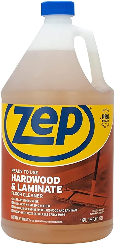 Zep-Industrial-Hardwood-and-Laminate-Floor-Cleaner---1-Gallon---ZUHLF128---Removes-Spots,-1758