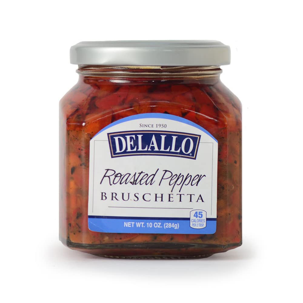 DeLallo-Roasted-Pepper-Bruschetta,-10oz-Jar-------------216