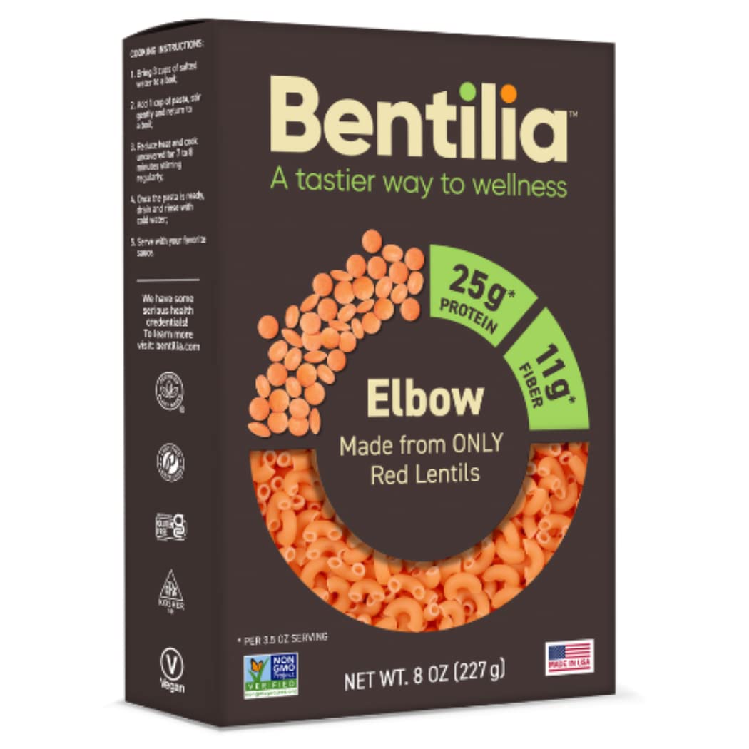 Bentilia-Red-Lentil-Elbow-Pasta,-Non-GMO,-8-510