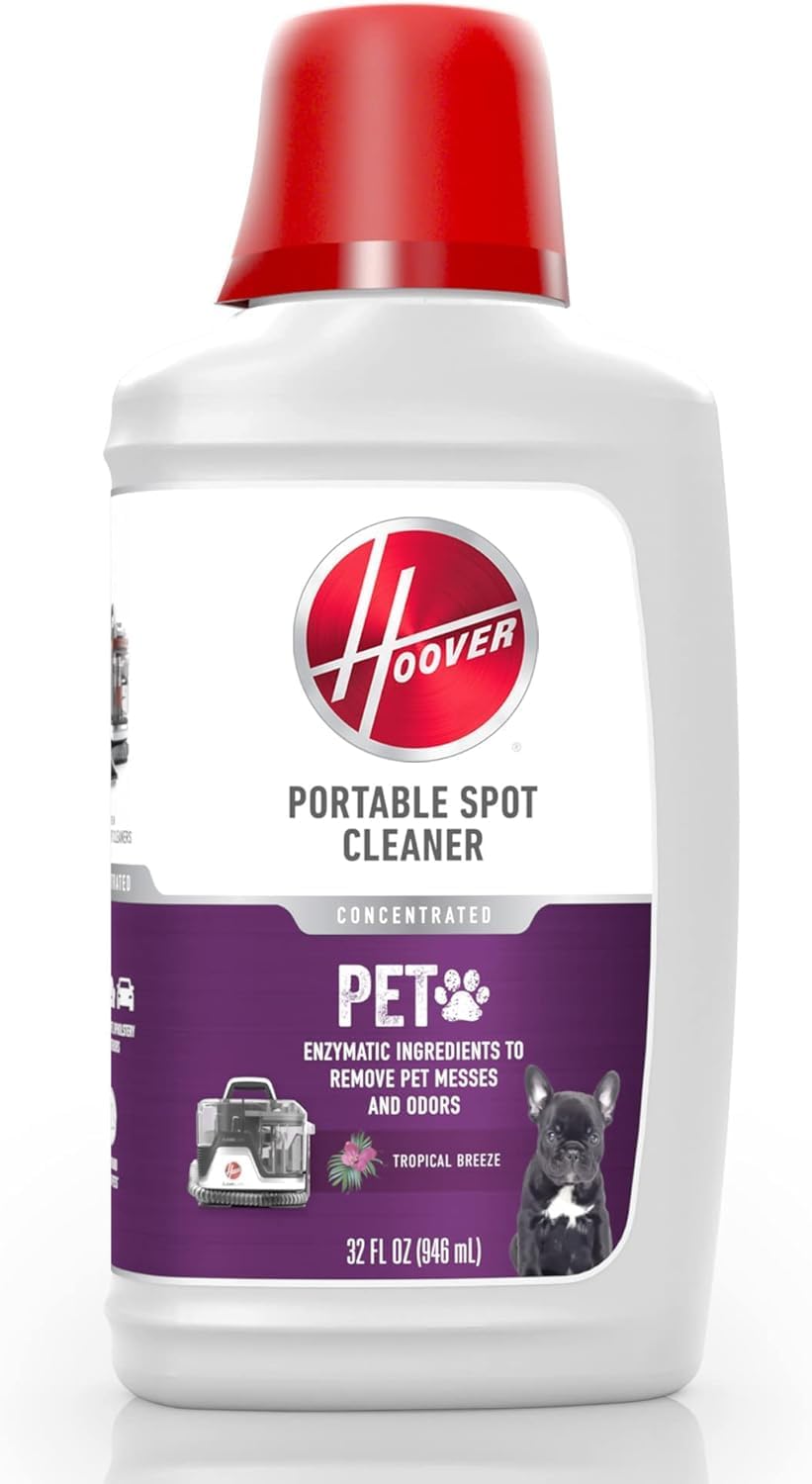 Hoover-Pet-Portable-Spot-Cleaner-Solution,-32-oz.,-Tropical-Breeze-Scent,-Upholstery-and-Carpet-Shampoo-452