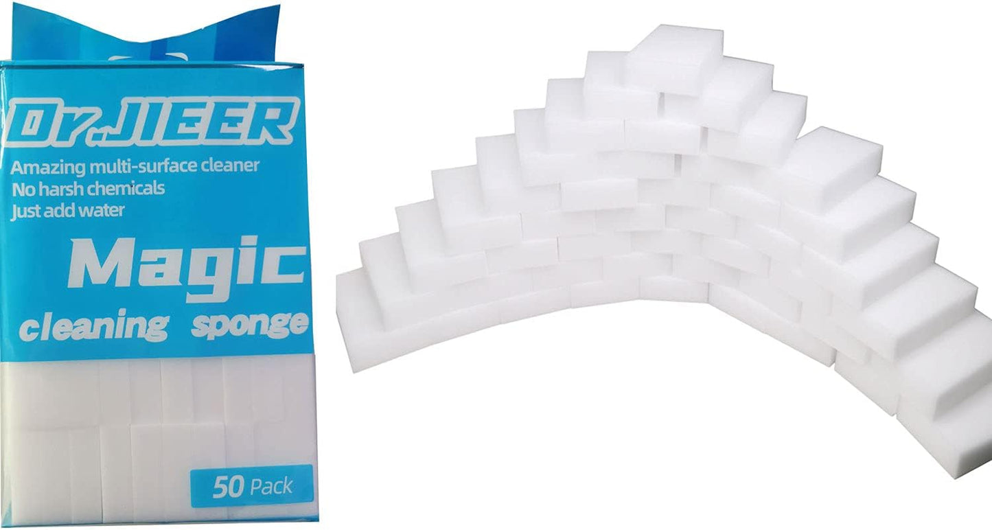 50-Pcs/lot-Magic-Sponge-Eraser-Multi-Functional-Melamine-Foam-Cleaner-100x60x20mm-2486