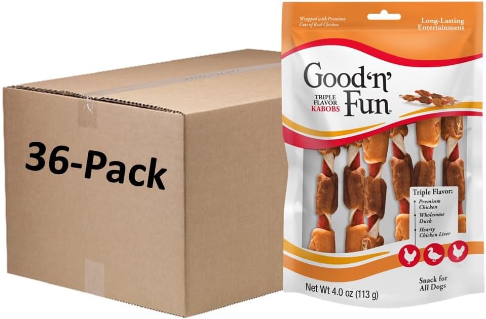 Good-‘n’-Fun-Triple-Flavor-Kabobs-Chews-for-All-Dogs,-4-Ounces,-Treat-152