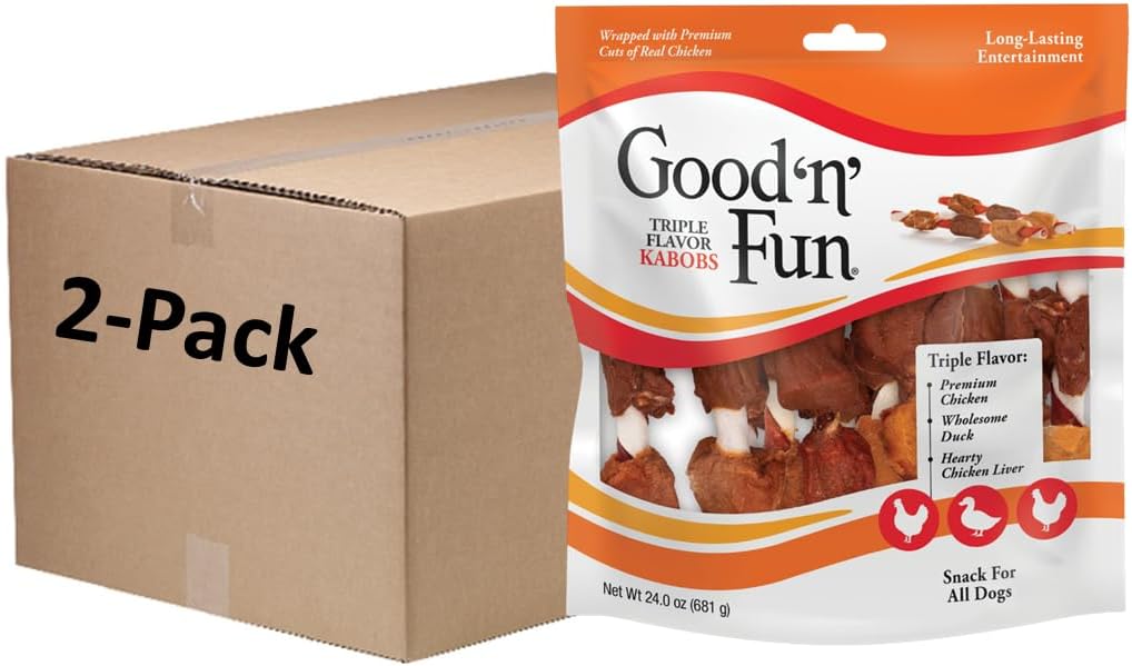 Good'n'Fun-Triple-Flavored-Rawhide-Kabobs-for-Dogs,-24-oz,-36-Count,-Pack-1747