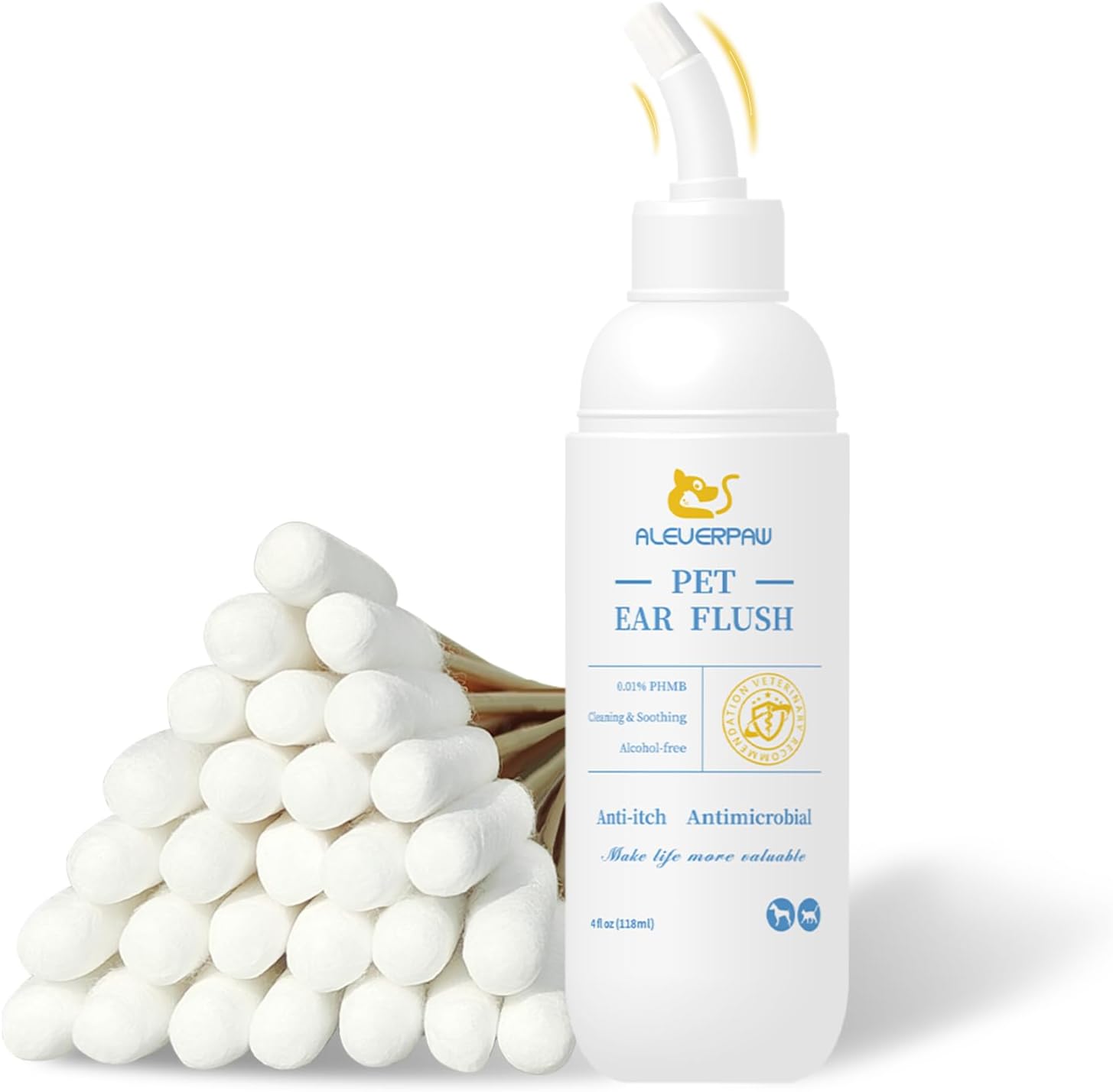 Tris-Flush-Cat-&-Dog-Ear-Cleaner-|-Pet-Ear-Infection-Treatment-|-798