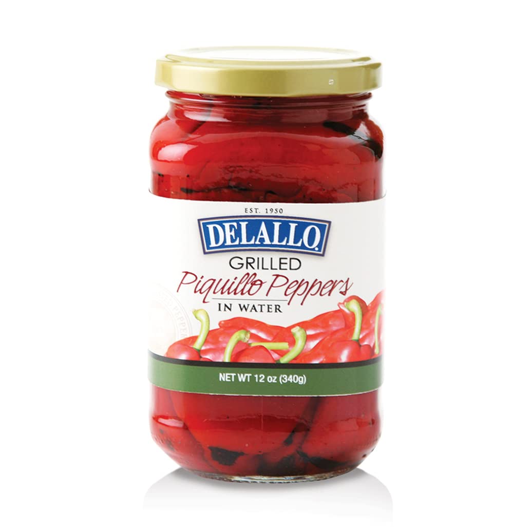 DeLallo-Grilled-Piquillo-Peppers,-12oz-Jar-------------200