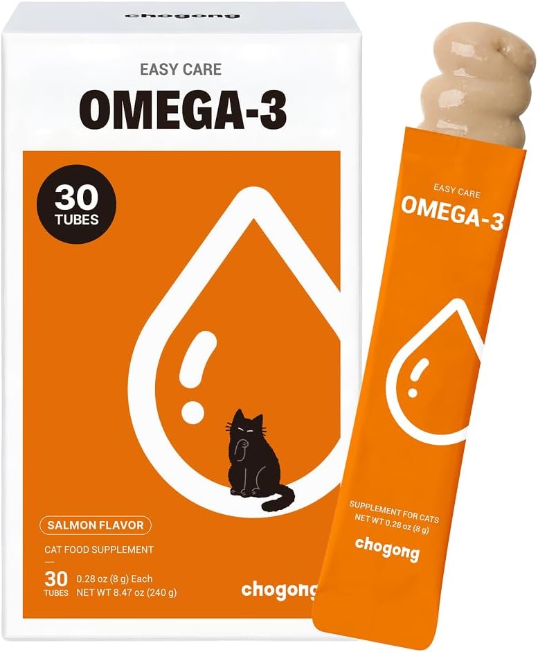 Omega-3-for-Cats,-Lickable-Skin-&-Coat-Supplement-with-EPA-+-DHA,-30-1348