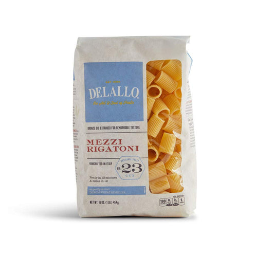 DeLallo-Mezzi-Rigatoni-Pasta-#23,-16-Ounce-(Pack-of-761