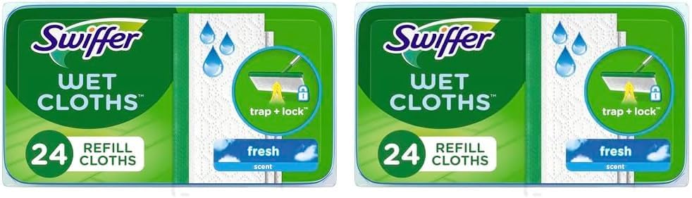 Swiffer-Sweeper-Wet-Mopping-Cloths,-Open-Window-Fresh,-24-Count-(Pack-3008