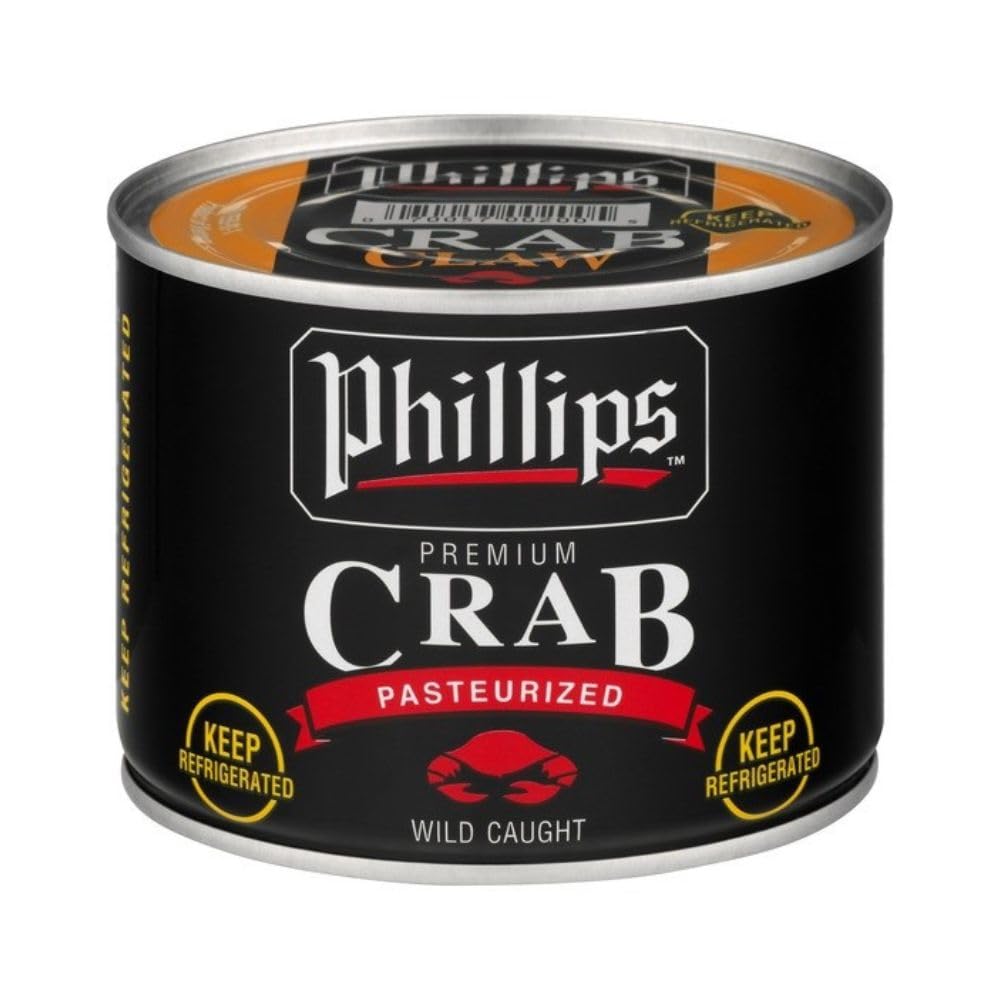 Phillips-Claw-Crab-Meat-16oz-Can,-2-Pack-–-Wild-Caught-Claw-Hand-Picked,-593