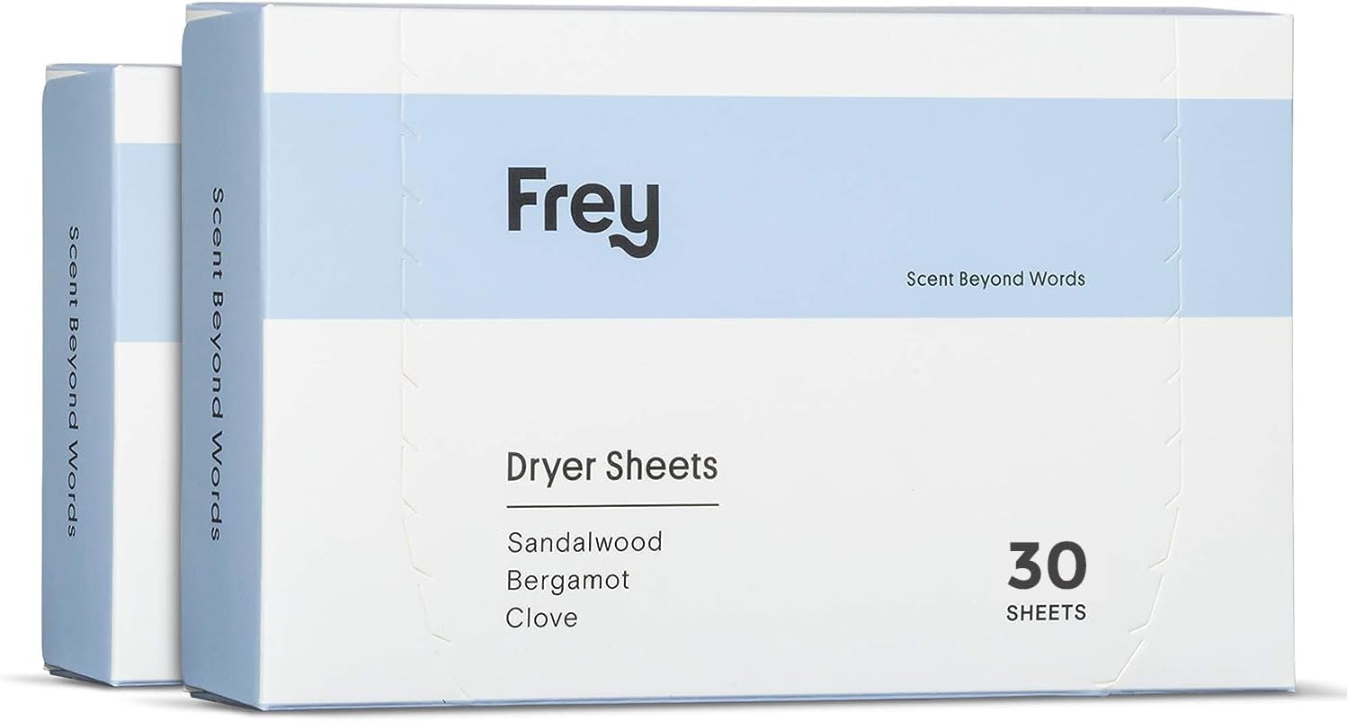 FREY-Dryer-Sheets-–-Sandalwood,-Bergamot-&-Clove-Scent-|-2923