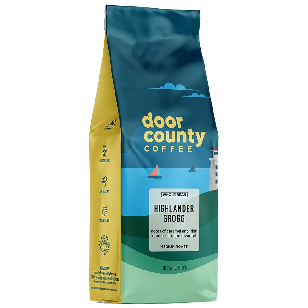 Door-County-Coffee-Highlander-Grogg-Flavored-Whole-Bean---10-oz-Bag---1653