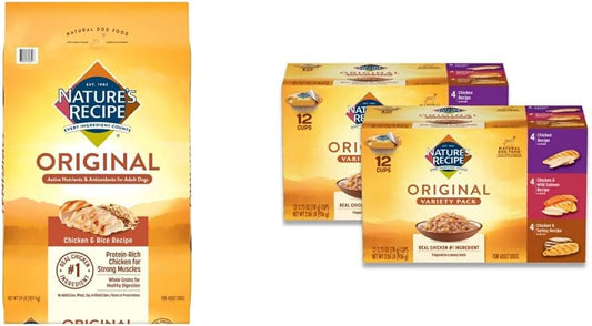 Nature's-Recipe-Adult-Chicken-&-Rice-24-Pounds-Dry-Dog-Food-+-Chicken-36