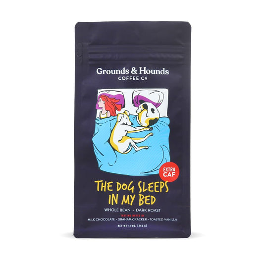 Grounds-&-Hounds-Coffee---12oz-Ground-Bag,-Dark-Roast-Xtra-Caf-Coffee,-436