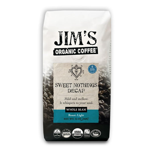 Jim’s-Organic-Coffee-–-Sweet-Nothings-Decaf-–-Light-Roast,-Whole-Bean-(12oz)-2278