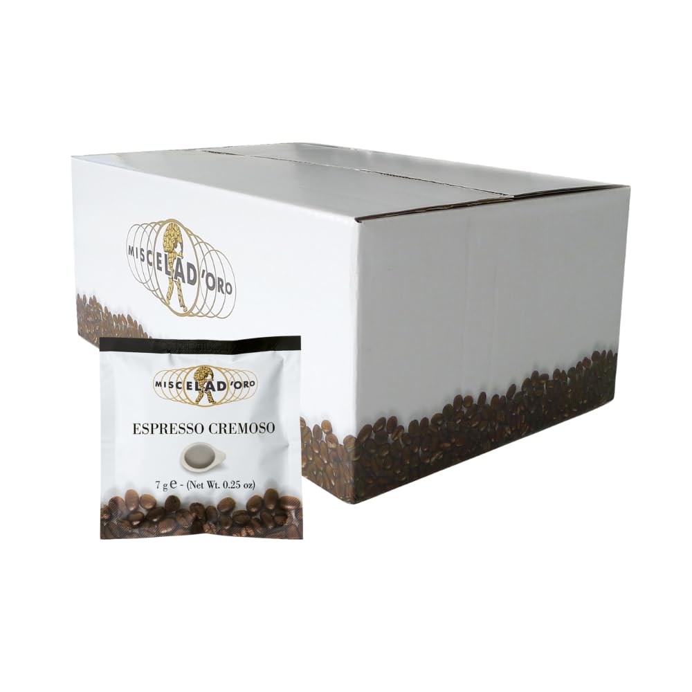 Miscela-d'Oro-Single-Shot-Espresso-Cremoso-Ground-Pods,-150-pack-------912