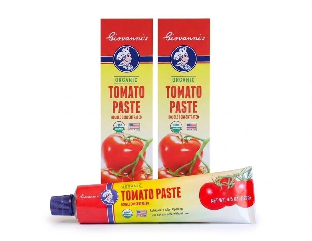 Giovanni's-ORGANIC-Double-Concentrated-Tomato-Paste-|-4.5-oz-Tube-(Pack-of-264