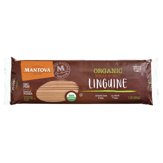 Mantova-Organic-Whole-Wheat-Linguine,-1-lb.-(Pack-413